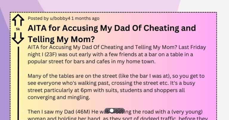 Daughter Claims Dad is Cheating and Tells Mom