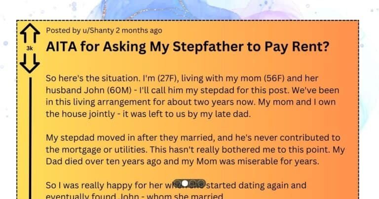 Woman calls her Step Dad a tight-a** for Not Paying Rent