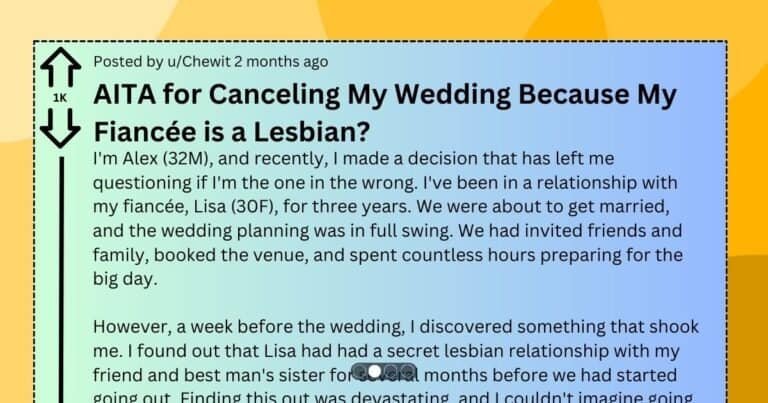 Lesbian Relationship With Best Man’s Sister Ends Wedding
